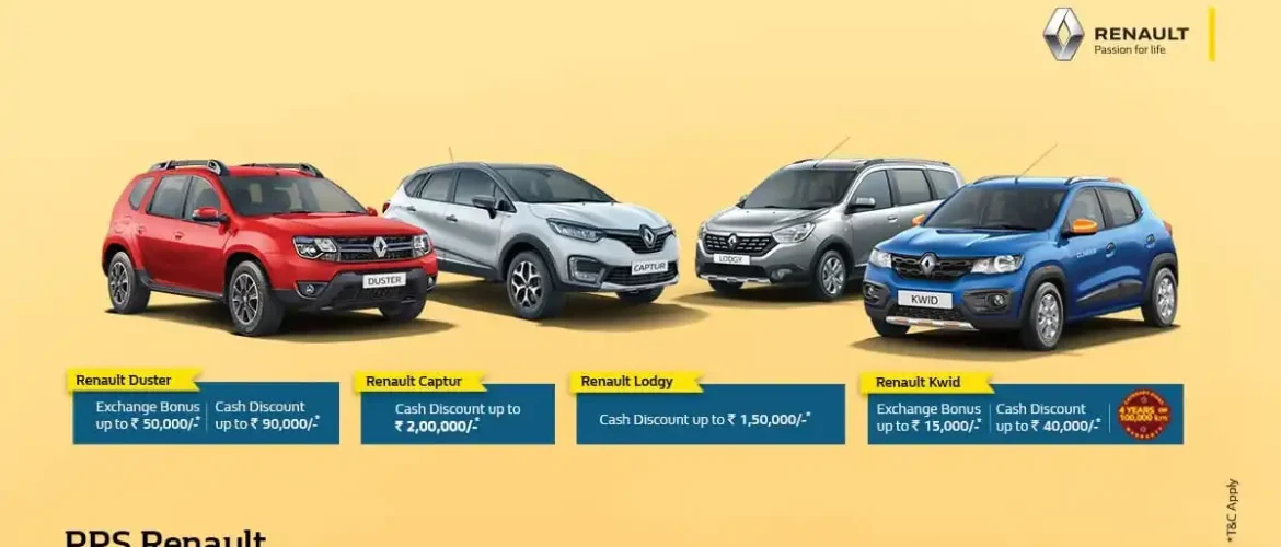 Latest offers on the Renault models in Hyderabad