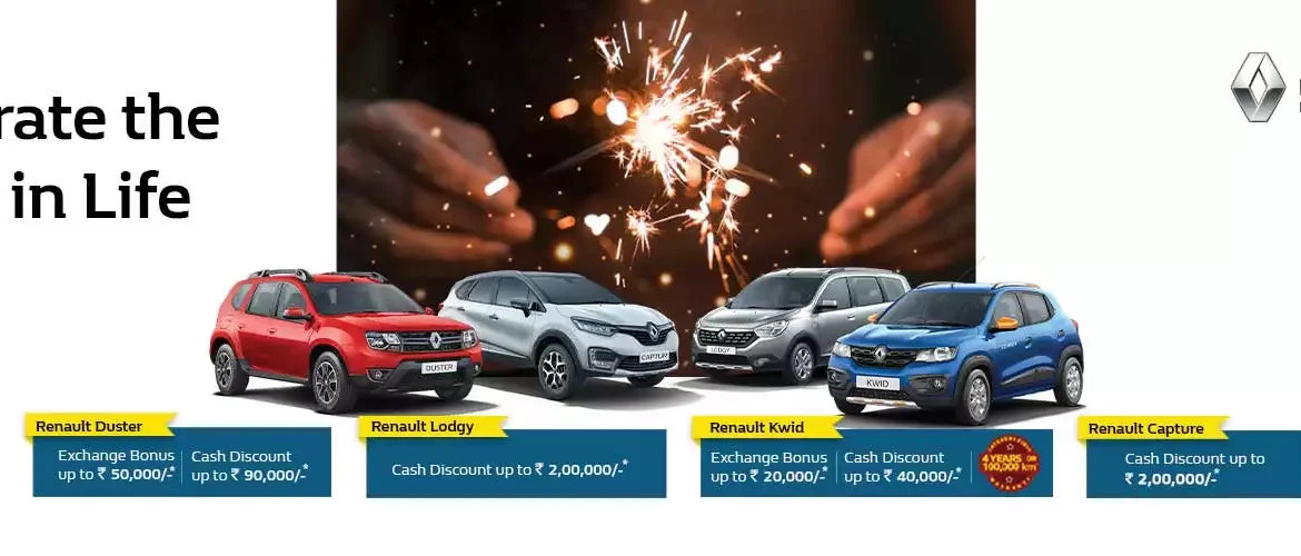 Renault Brings Special Diwali Discount Offers Upto Rs 2,00,000